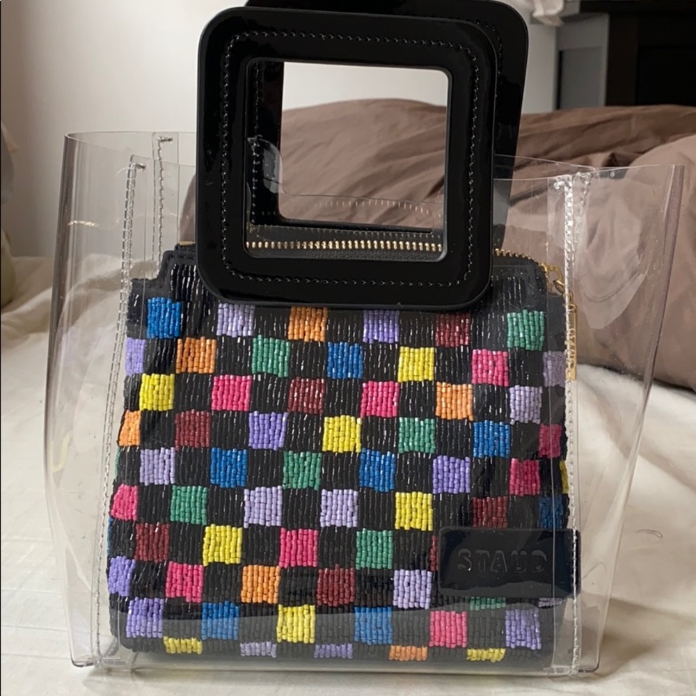 Staud Mini Shirley PVC Bag